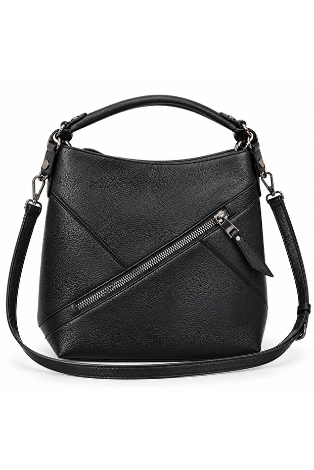 Nas Bag Women's Shoulder Bag Black (40Cmx32Cm) Ard122098