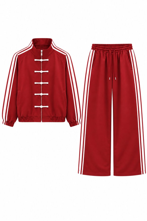 Women's Classic Suit with Stripe Detail