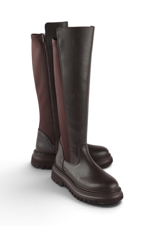 Caroli̇ne Women's Boots with Stretch Detail