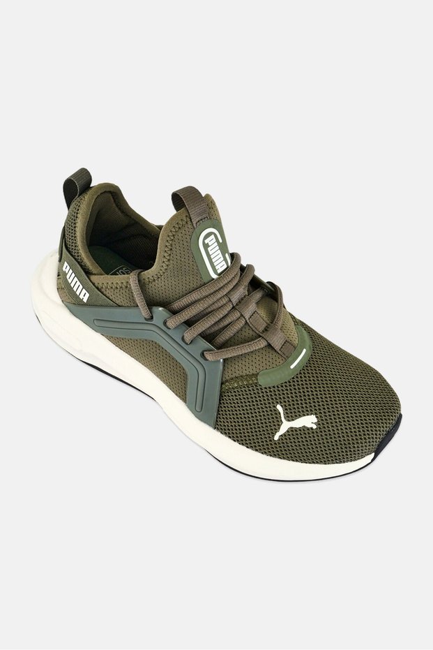 Kids Boy Softride Enzo 5 Lace Up Running Shoes, Olive