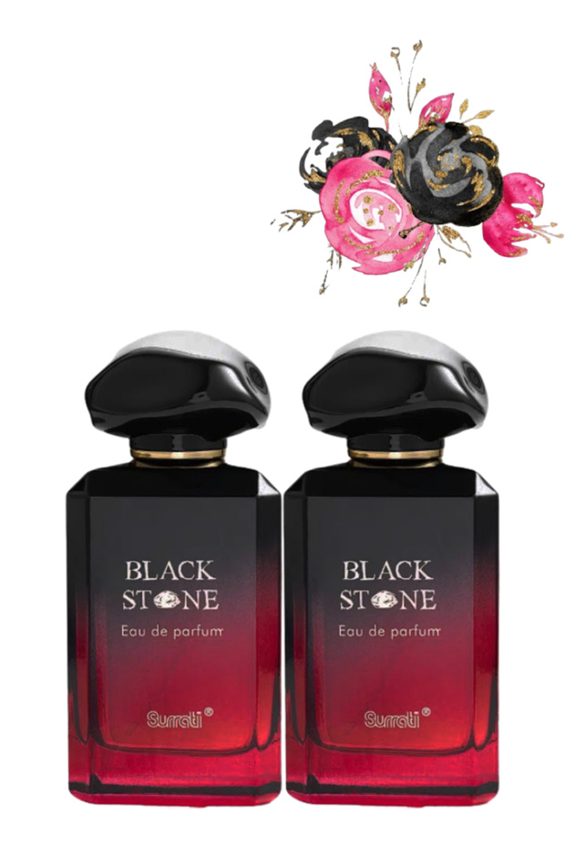 قطعتان من العطر الحجري الأسود 100 ML