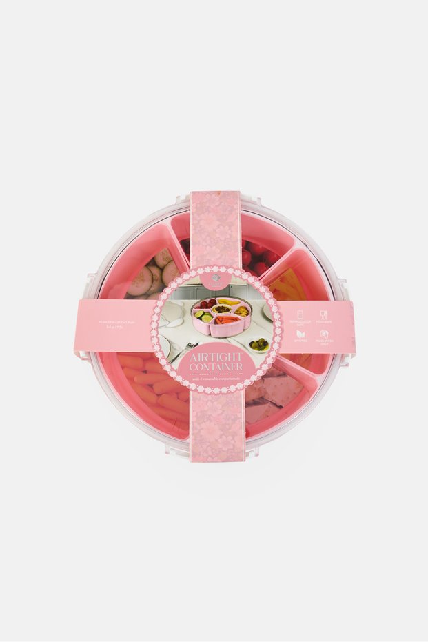 6 Removable Compartments, Pink