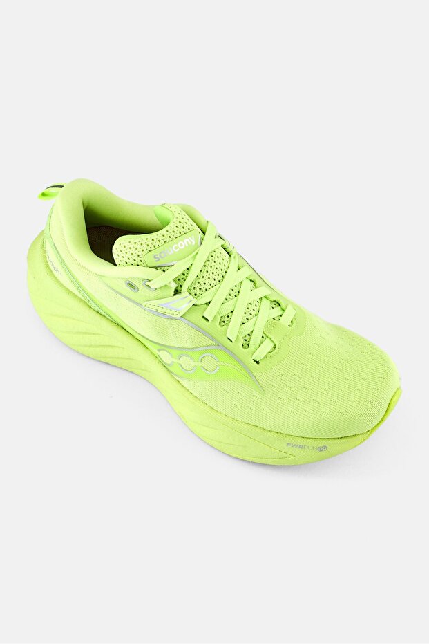 Women Triumph 22 Lace Up Running Shoes, Green