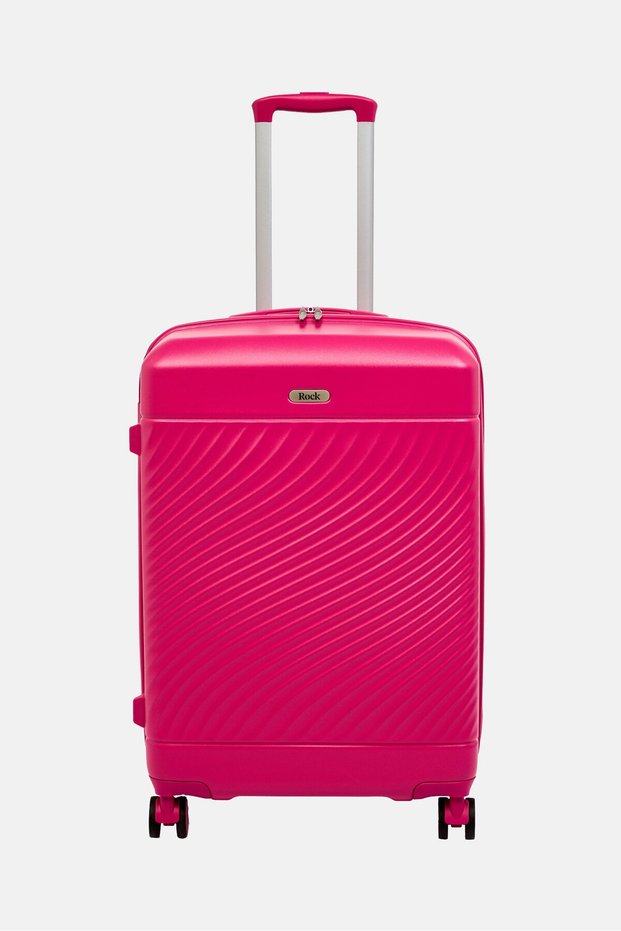 29 Inch Love Island Hardshell Check In Spinner Luggage, Pink