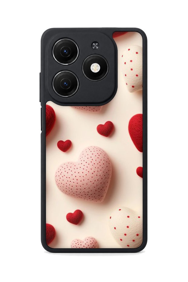 Spark 20 Compatible Printed, Matte Black, Soft Silicone, Protective, Shock Absorbing Cover, Case