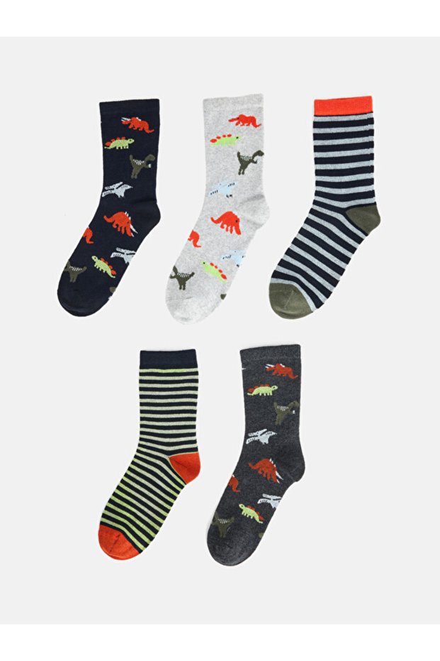 I Embroidered Boys' Socks 5-Pack from Freezen Store