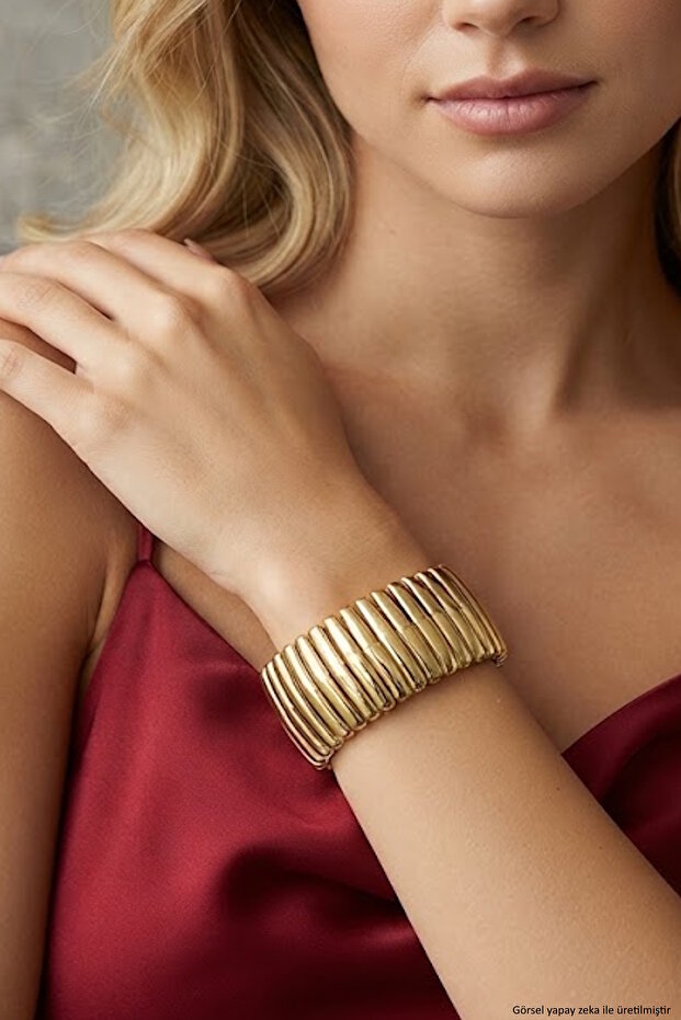 Gold Color Mica Bracelet