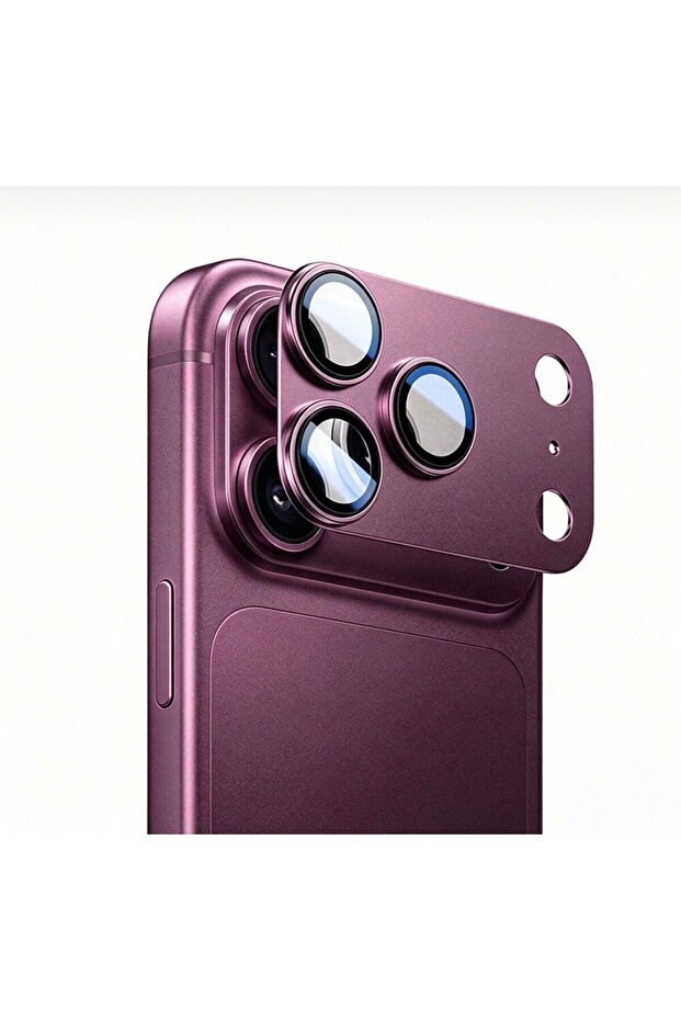 Compatible with iPhone 18 Pro (6.3 Inch), Full Coverage Aluminum Sapphire Island and Lens Camera Protector