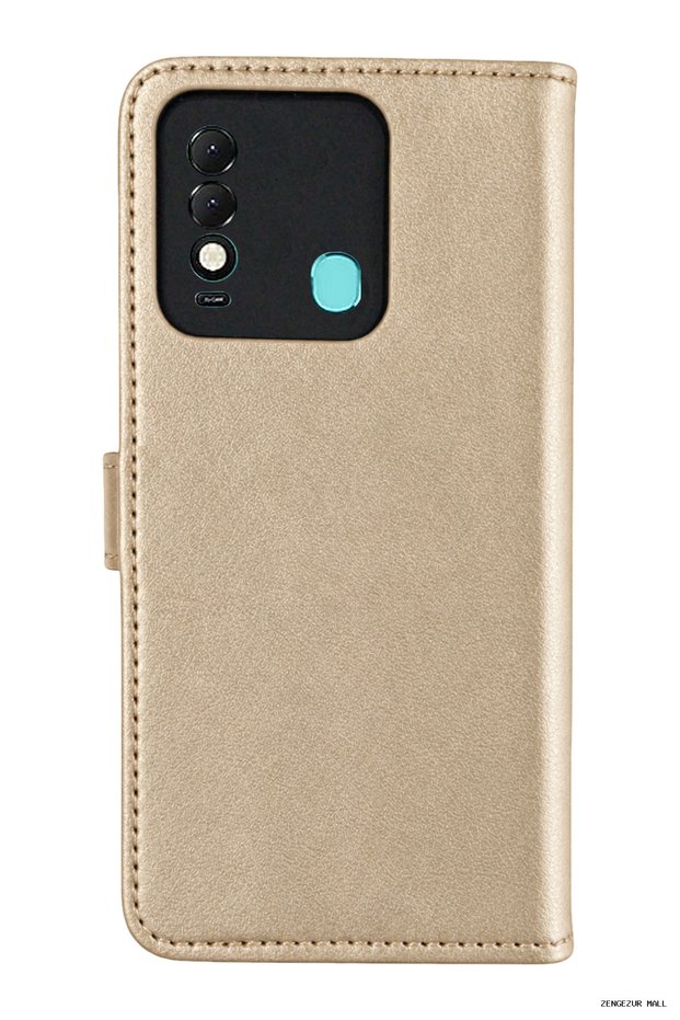 Zngzrmll Newface Tecno Spark 8t Tr S Plus Flip Phone Case (215821) - Gold