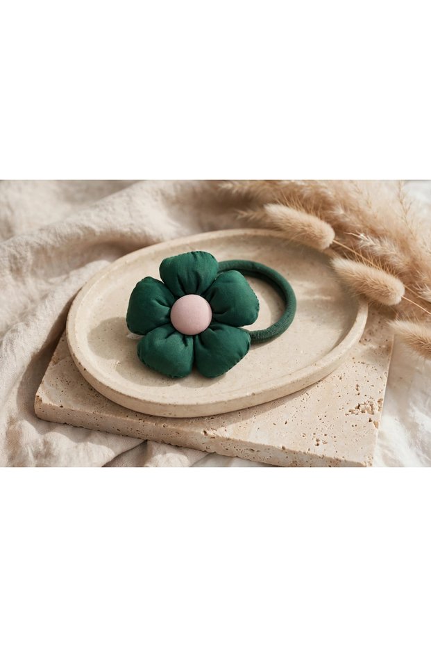 Colorful Flower Hairpin Set Girls' Elastic Hairpin Daisy Model Soft Fabric