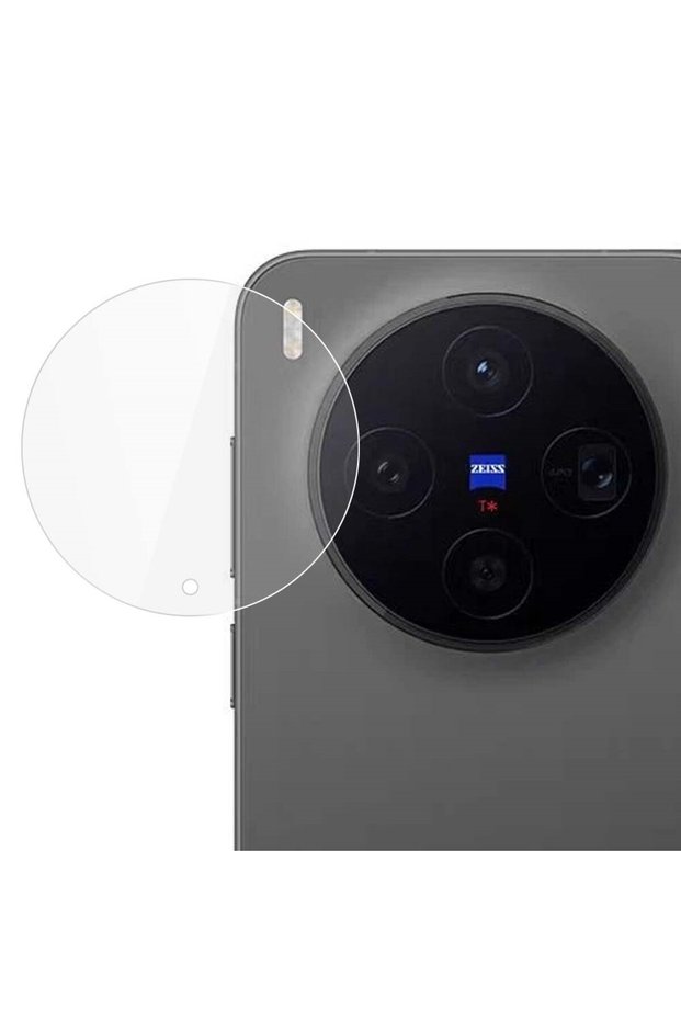 Vivo X300 Compatible Framed Camera Lens Protector Tampered Glass