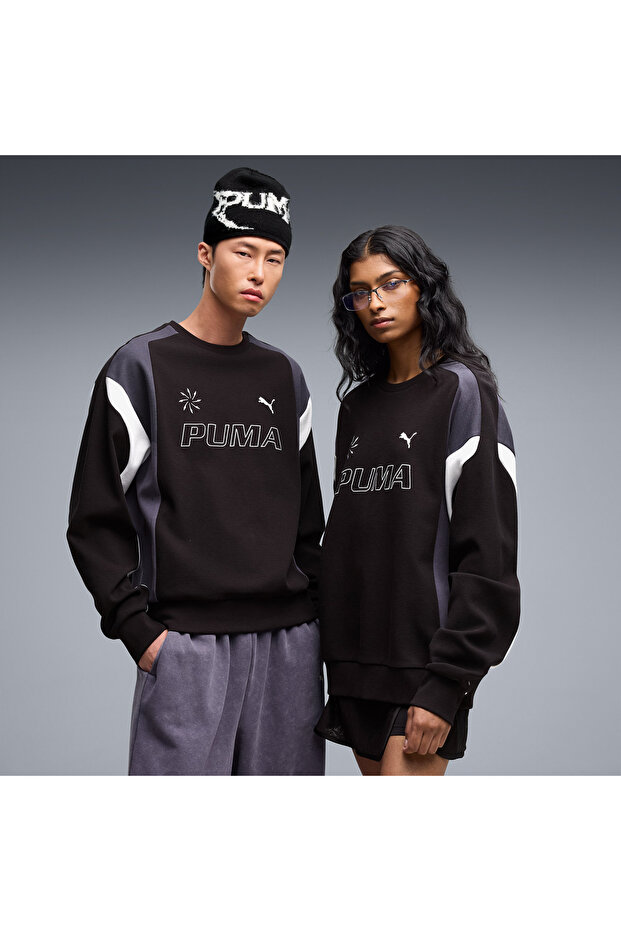 Future Archive Unisex Black Sweatshirt
