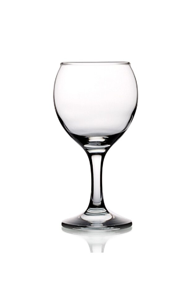 3 Pieces Misket Wine Glass, 170 Ml - Clear