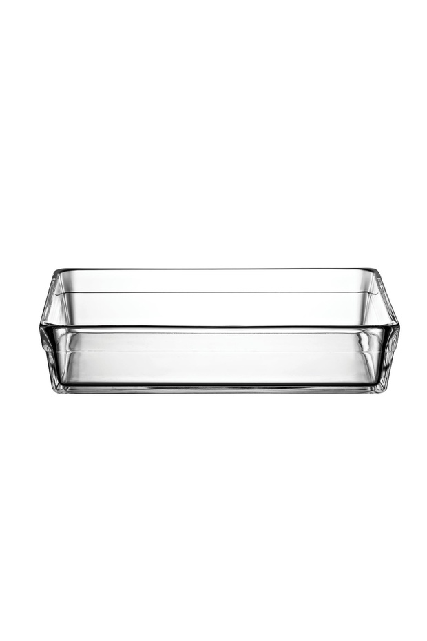 Rectangular Glass Baking Tray 2500 ml 28.7x19.7x6 cm, Clear
