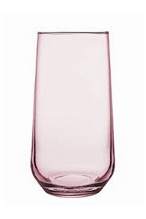 Allegra 470 cc Tumbler, 3-Piece Large Glass Set, Pink