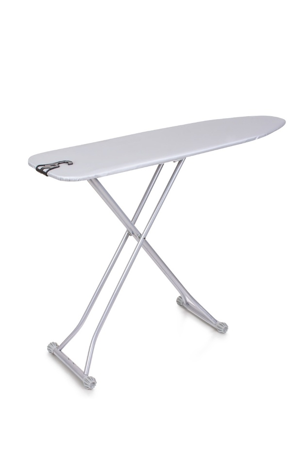 Gigi Iron Board With Concealed Hook For Hanging, 33 x 100 cm Table Size, Grey