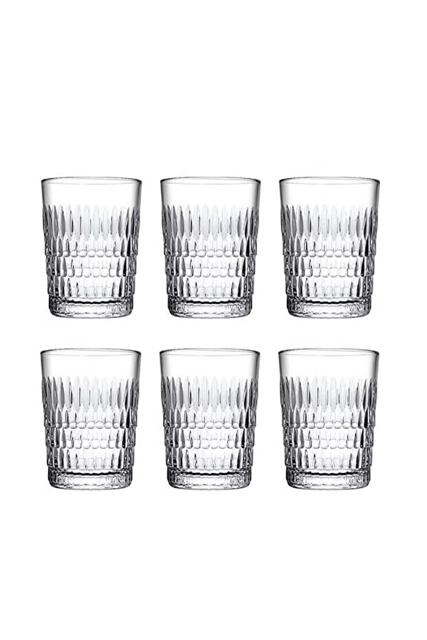 6 Pieces Rain Water Tumbler, 250 Ml, 101.5 Mm Height, 76 Mm Diameter Clear