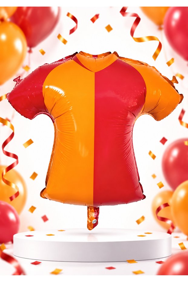 Yellow Red Jersey Shaped Foil Balloon Fan Party Decoration Balloon