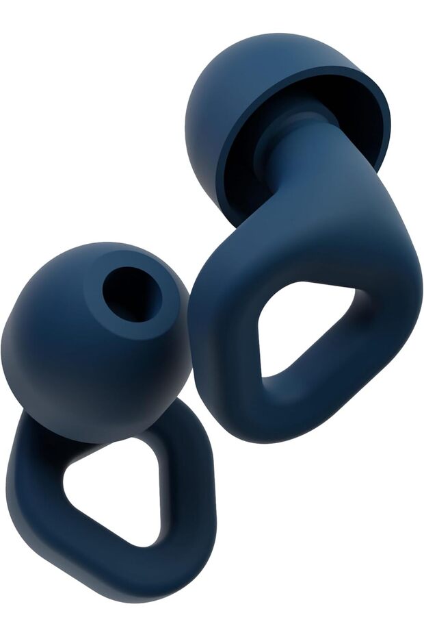Zenz Unwind Ear Plugs for Sleeping Noise Reduction – Soft Silicone Reusable Earplugs for Sleep, Focus & Work – 28dB Noise Reduction with Storage Case – XS/S/M/L Eartips (Lagoon Navy)