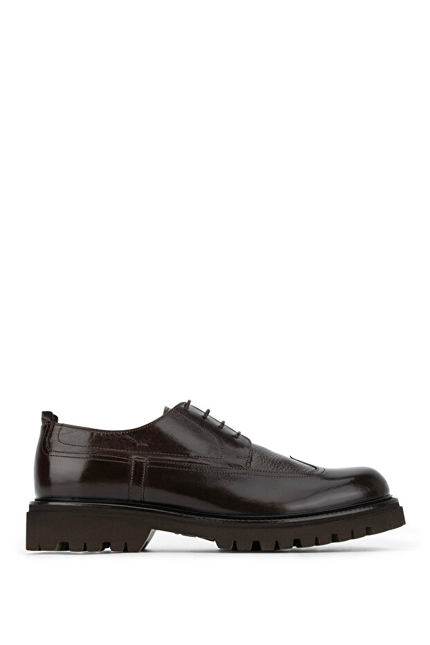 Men's Genuine Leather Brown Casual Shoes