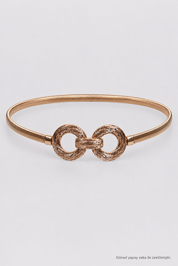 Buckle Spring Flexible Belt Lkm0019 Gold