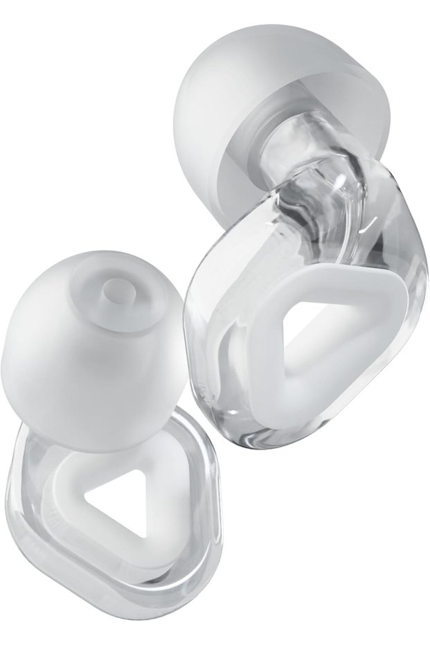 Zenz Flow Pro Earplugs - 16dB + Seal for Extra Noise Reduction, Ear Plugs for Work, Office & Social Settings - Reusable and Comfortable Fit with XS/S/M/L Eartips & Case (Luna Clear)