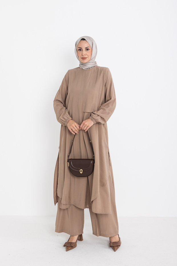 Meyra Yazlik Cupra Set Beige - 9092