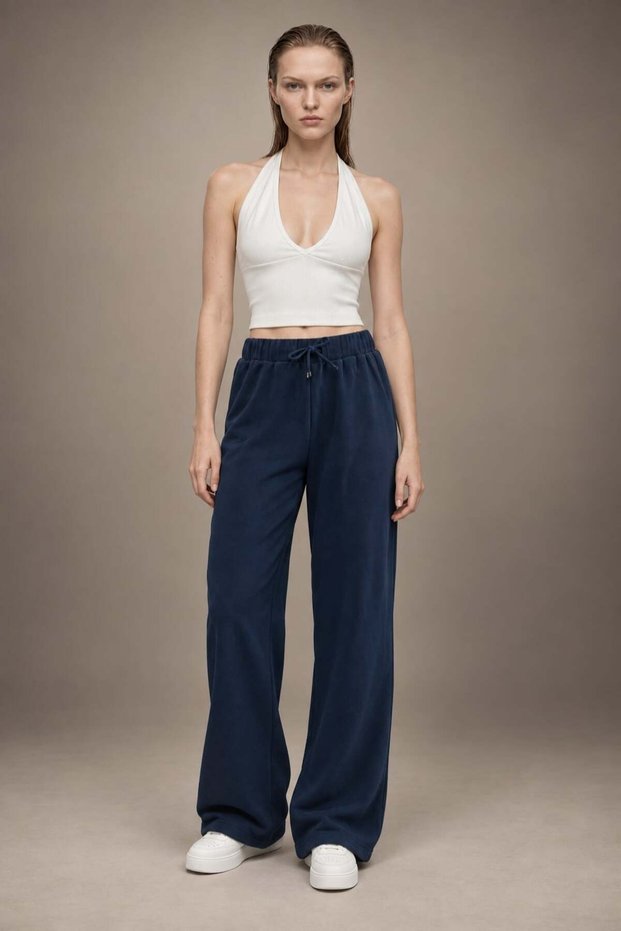 Elastic Waistband Sweatpants Six