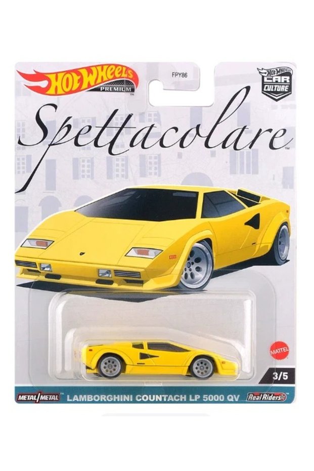 Premium Spectacular Lamborghini Countach Lp 5000 Qv 1:64 Model Araba