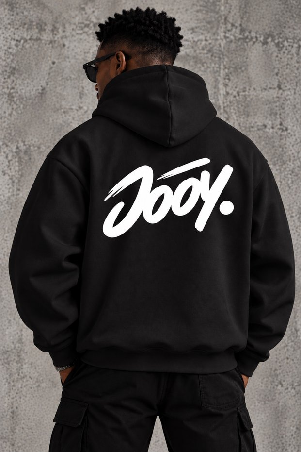 Men's Logo Printed Hooded Sweatshirt Hoodie