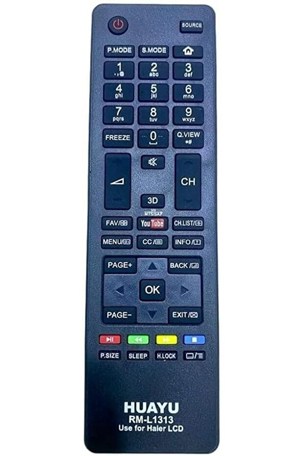 جهاز التحكم عن بعد لتلفزيون هاير الذكي LCD LED
