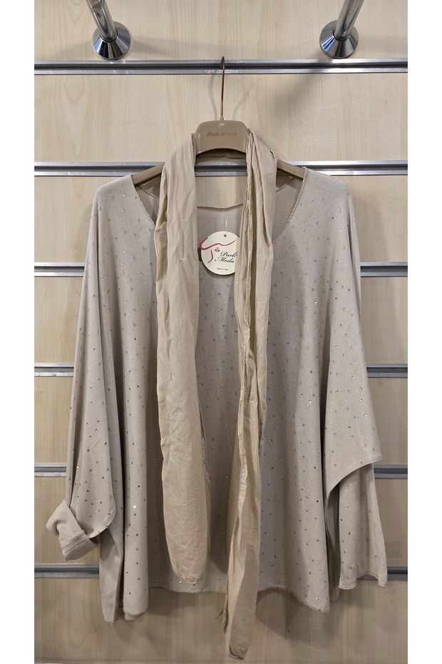 Italian Blouse with Scarf Stone Printed