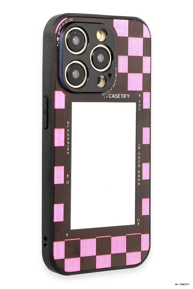 Concepta Newface iPhone 12 Pro Case Mirror Patterned Cover - Mirror (140937) - 8