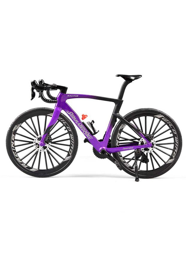 No Box New 1:6 Model Mini Alloy Bicycle With Water Bottle Diecast Metal Toy Bikes Mountain Finger Bi