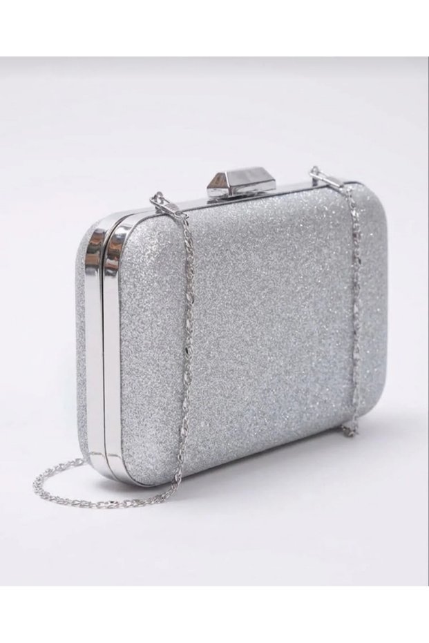 Women's Chain Box Model Evening Dress Wedding Special Occasion Portfolio Bag