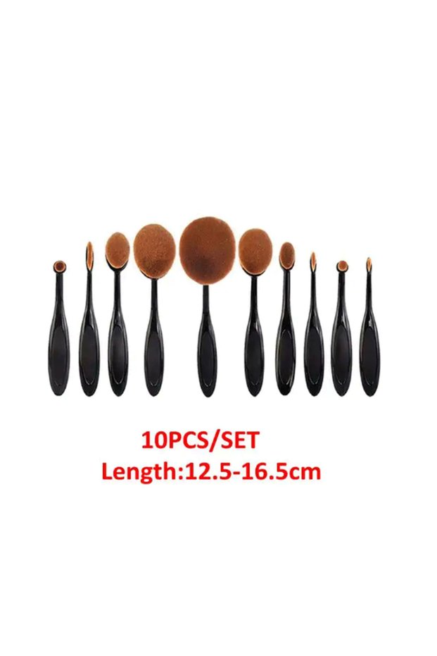 TT235 10PCS/SET Blending Brushes Kit Holders Mixed Size For DIY Crafts Card Ink Stamp Stencils Backg