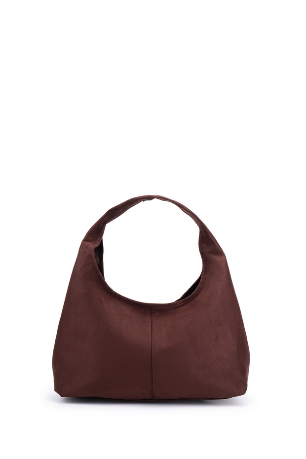 Suede Hobo Casual Draped Nora Shoulder Bag