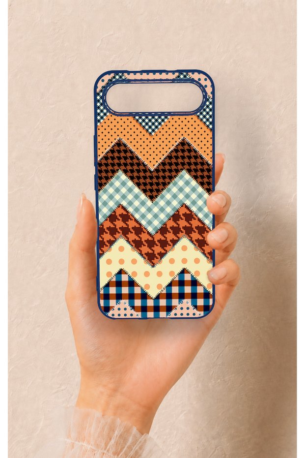 Tecno Spark Slim Compatible Colorful Knitted Patterned Silicone Case