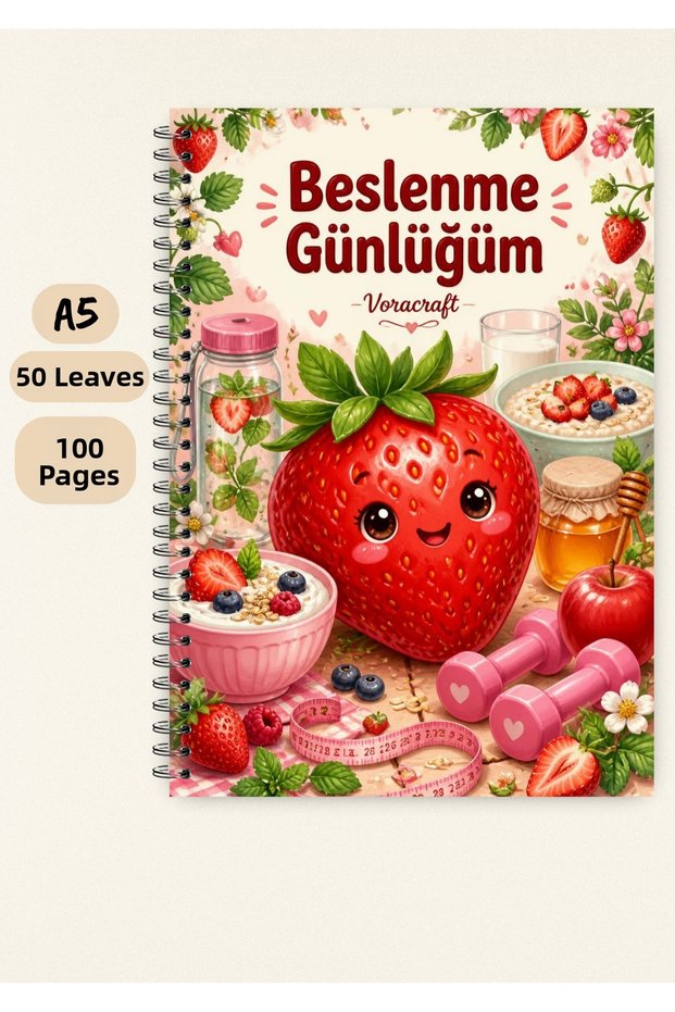 My Nutrition Diary Diet Notebook A5 50 Sheets 100 Pages Wire Spiral Dy00001