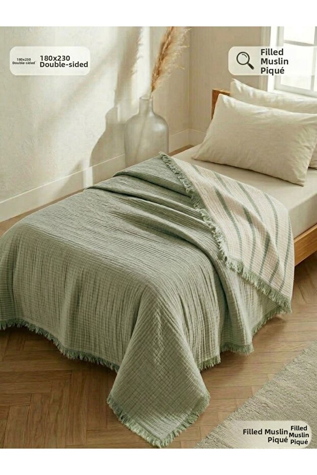 Single Bedspread, Padded Pique, 180 X 230cm Pique Northshine Pique