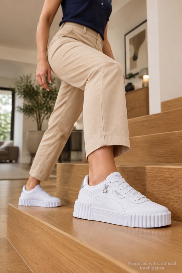 Cr-1008 Women's White Daily Comfortable Sneaker Comfort Anatomical Sports Shoes