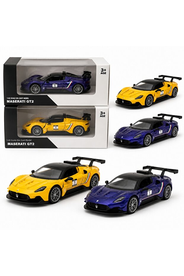 Rw9143 1:43 Gt2 Pull and Release Car Licensed Metal Model Car Price Is for One Piece.