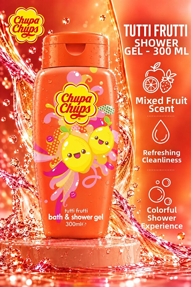 Mixed Fruit Scented Bath & Shower Gel - 300 ml