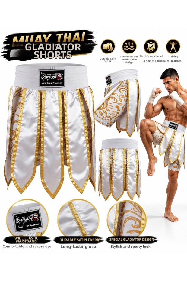 Gladiator Fighting Shorts Muay Thai Kick Boxing Shorts