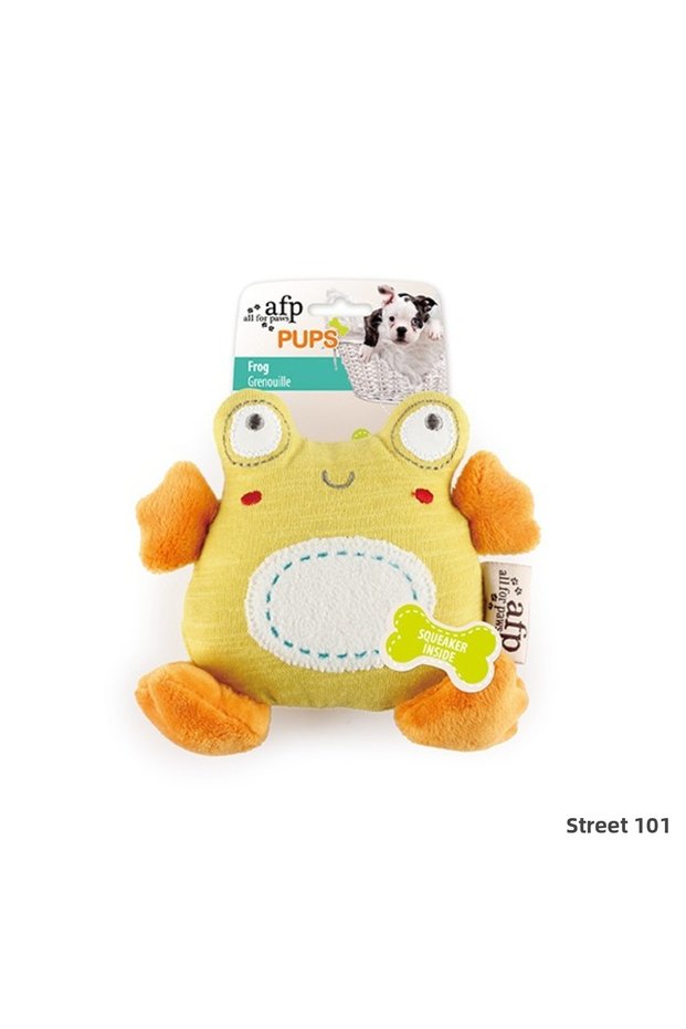 Cadde101 Pups - Frog Plush Frog Pup (12946) Dog Toy