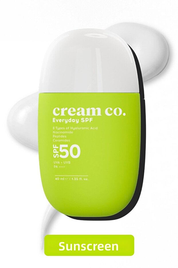Anti-Blemish Brightening Moisturizer Spf50 Sunscreen | Niacinamide Hyaluronic Acid Peptide Ceramide
