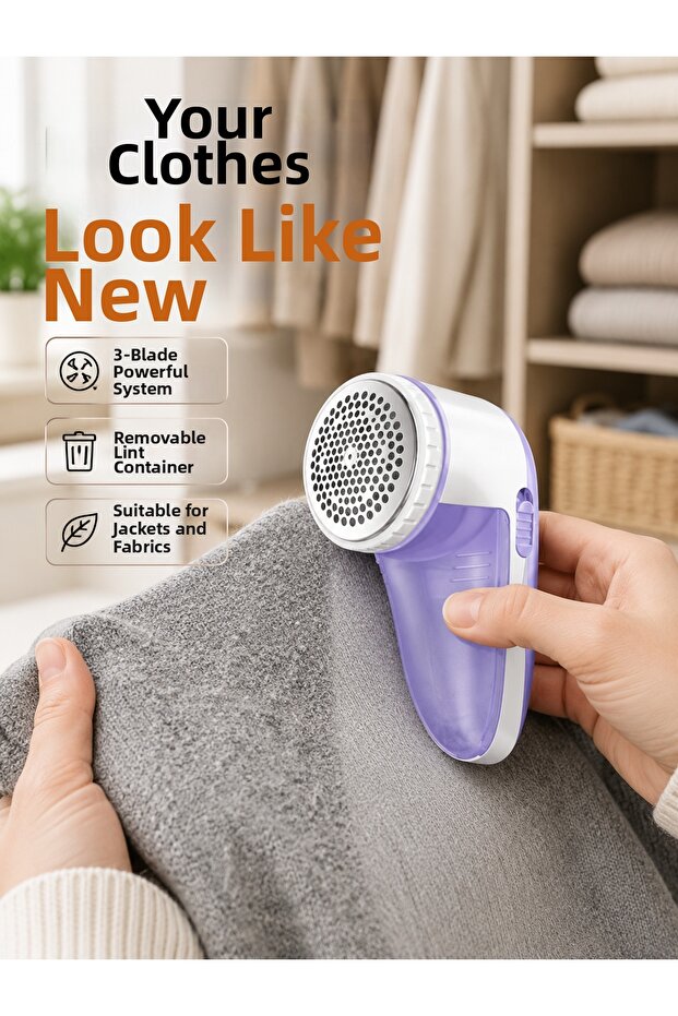 Portable Lint Removal Machine – Ergonomic Design -