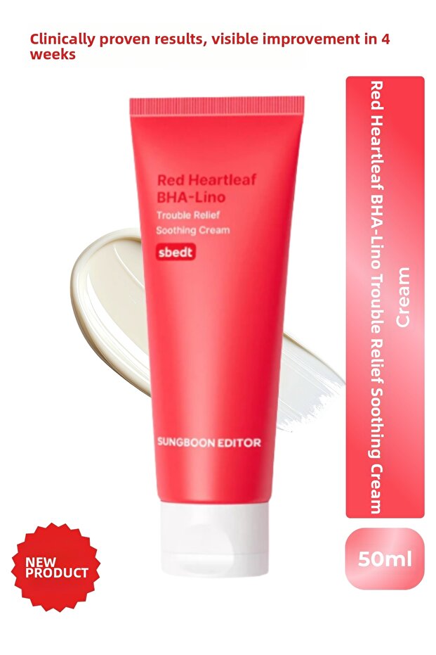 Sungboon Red Heartleaf Bha-Lino Relief Cream - Soothing Cream