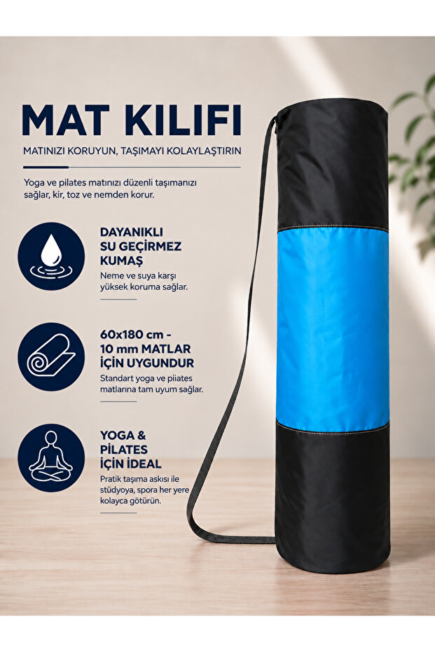 Portable Yoga Mat Bag Fitness Mat Case with Shoulder Strap
