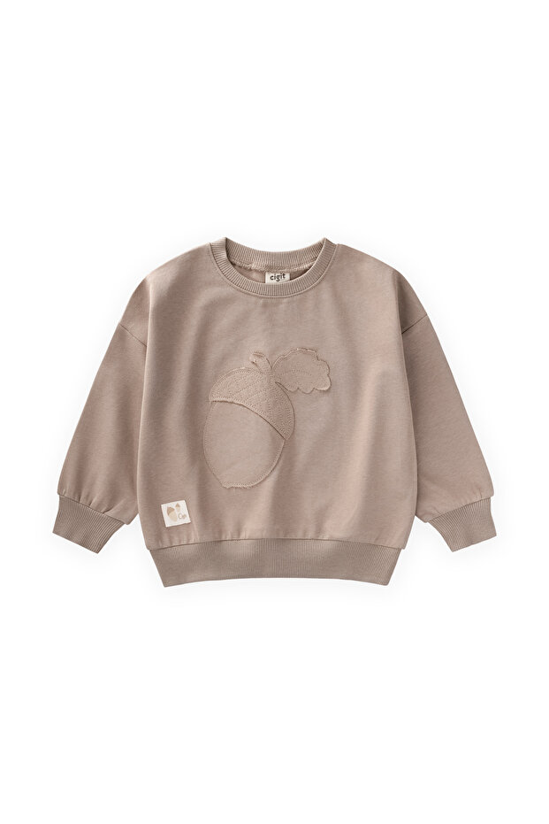 Thin Seasonal Sweatshirt 1-7 Years Old Warm Mink